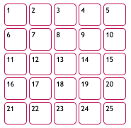 Fixed-size grid