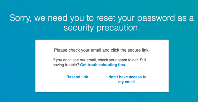 LinkedIn security precaution LinkedIn security precaution